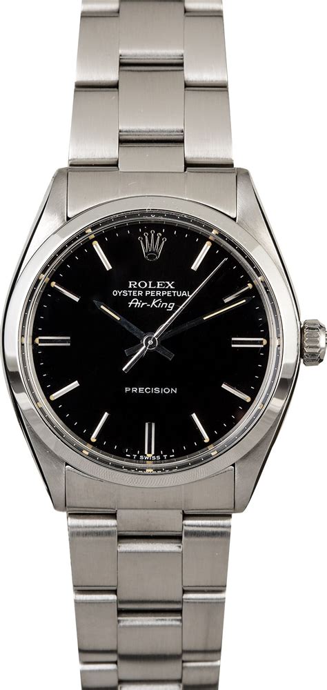 rolex air-king 5500 black|rolex air king ref 5500.